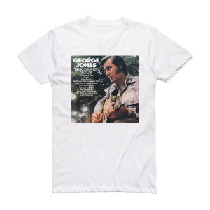 George Jones The Grand Tour Album Cover T-Shirt White