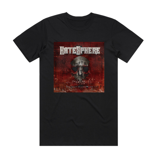 HateSphere The Great Bludgeoning Album Cover T-Shirt Black