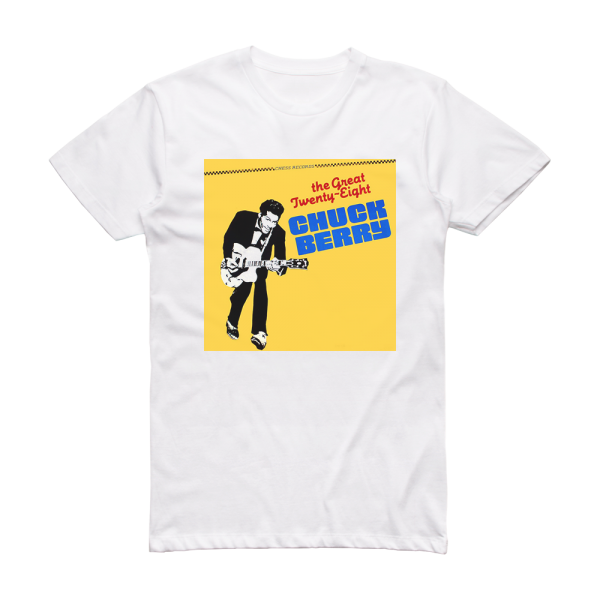 Chuck Berry The Great Twenty Eight Album Cover T-Shirt White