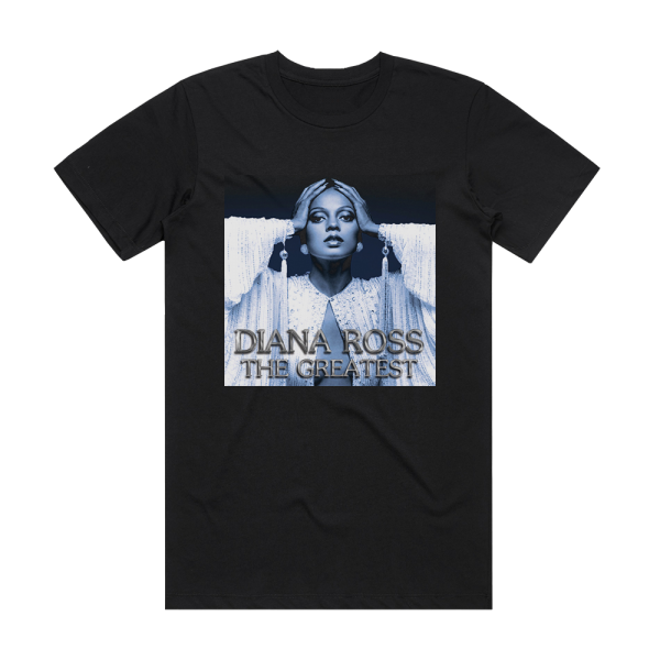 Diana Ross The Greatest Album Cover T-Shirt Black