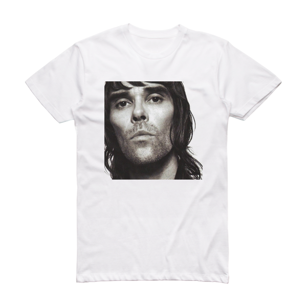 Ian Brown The Greatest Album Cover T-Shirt White
