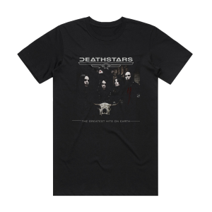 Deathstars The Greatest Hits On Earth Album Cover T-Shirt Black