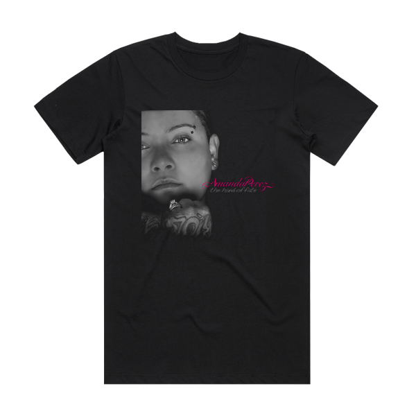 Amanda Perez The Hand Of Fate Album Cover T-Shirt Black