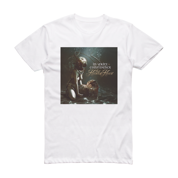 In Strict Confidence The Hardest Heart Album Cover T-Shirt White