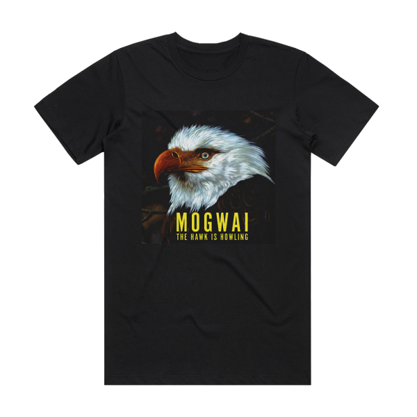 Mogwai The Hawk Is Howling Album Cover T-Shirt Black