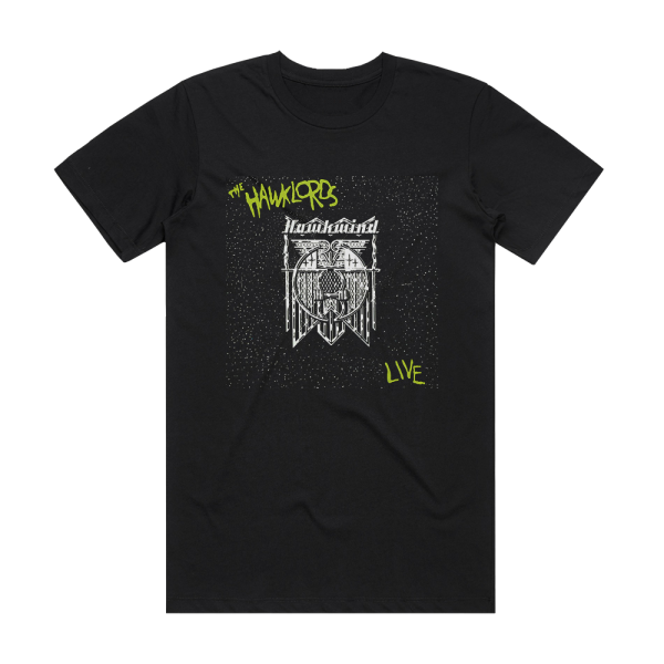 Hawklords The Hawklords Live Album Cover T-Shirt Black