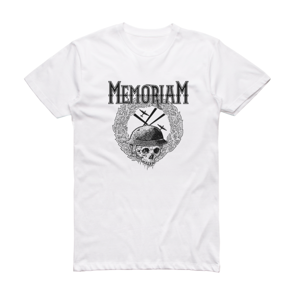 Memoriam The Hellfire Demos Ii 2 Album Cover T-Shirt White