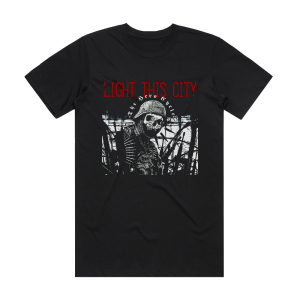 Light This City The Hero Cycle Album Cover T-Shirt Black