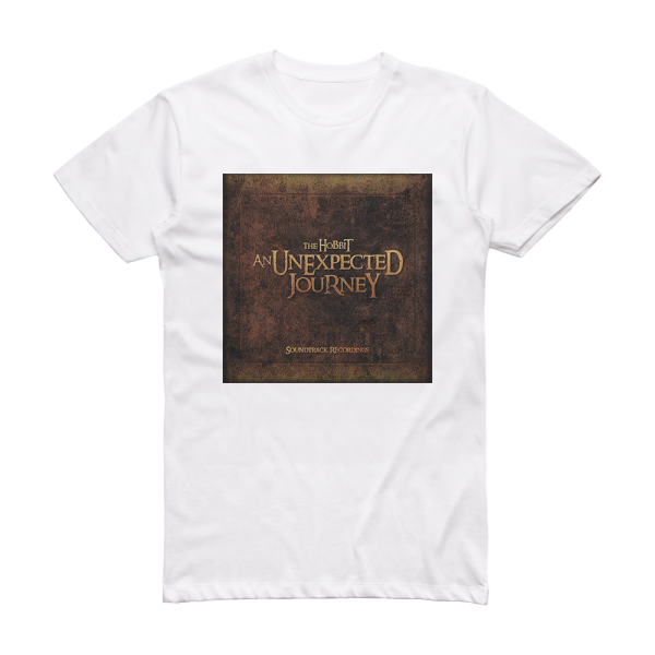 Howard Shore The Hobbit An Unexpected Journey 5 Album Cover T-Shirt White