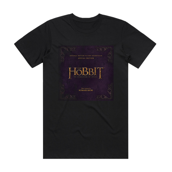 Howard Shore The Hobbit The Desolation Of Smaug 1 Album Cover T-Shirt Black