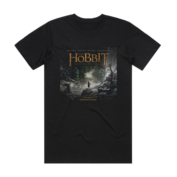 Howard Shore The Hobbit The Desolation Of Smaug 4 Album Cover T-Shirt Black