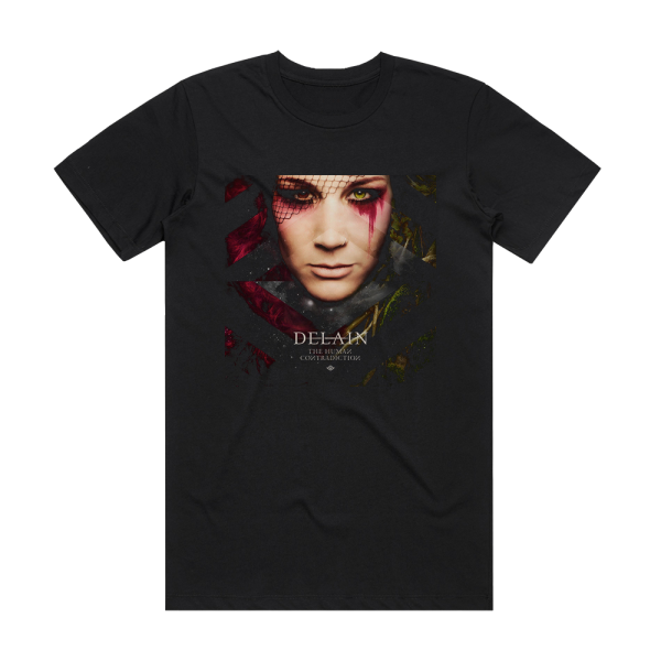 Delain The Human Contradiction Album Cover T-Shirt Black