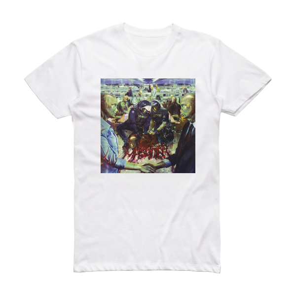 Master The Human Machine Album Cover T-Shirt White