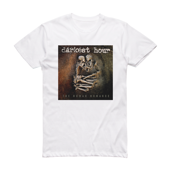 Darkest Hour The Human Romance Album Cover T-Shirt White