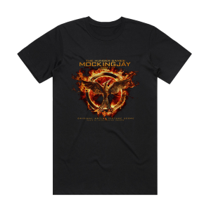 James Newton Howard The Hunger Games Mockingjay Part 1 2 Album Cover T-Shirt Black