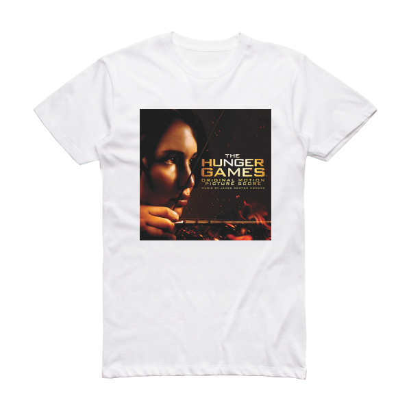 James Newton Howard The Hunger Games Original Motion Picture Score Album Cover T-Shirt White