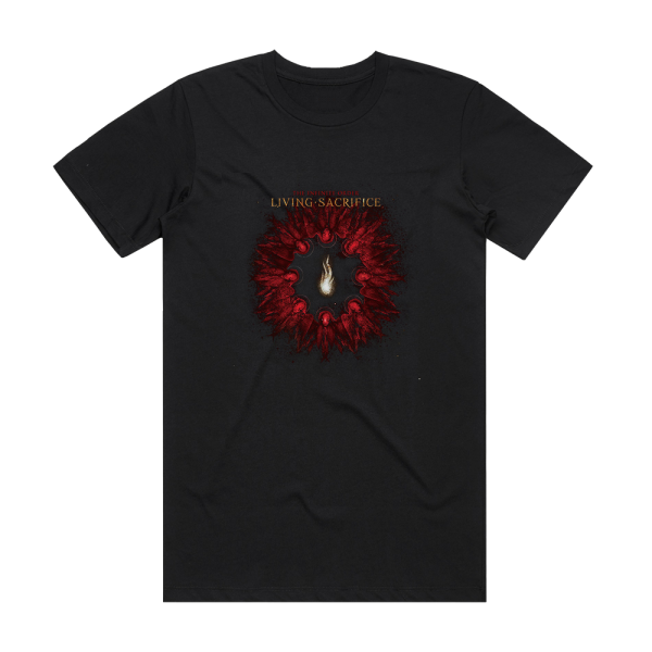 Living Sacrifice The Infinite Order Album Cover T-Shirt Black