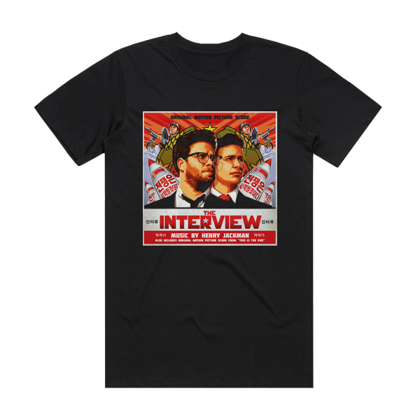 Henry Jackman The Interview  This Is The End Album Cover T-Shirt Black