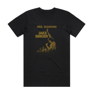 Neil Diamond The Jazz Singer Album Cover T-Shirt Black