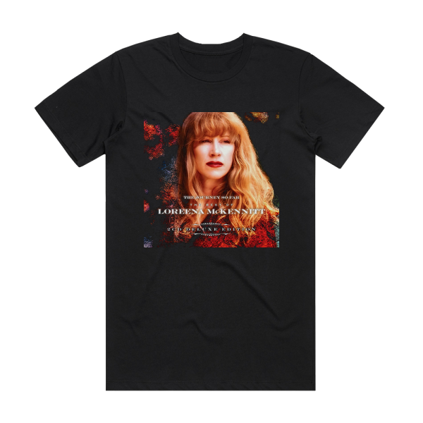 Loreena McKennitt The Journey So Far The Best Of Loreena Mckennitt 2 Album Cover T-Shirt Black