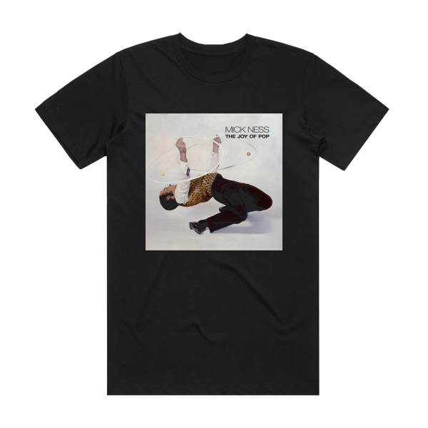 Mick Ness The Joy Of Pop Album Cover T-Shirt Black