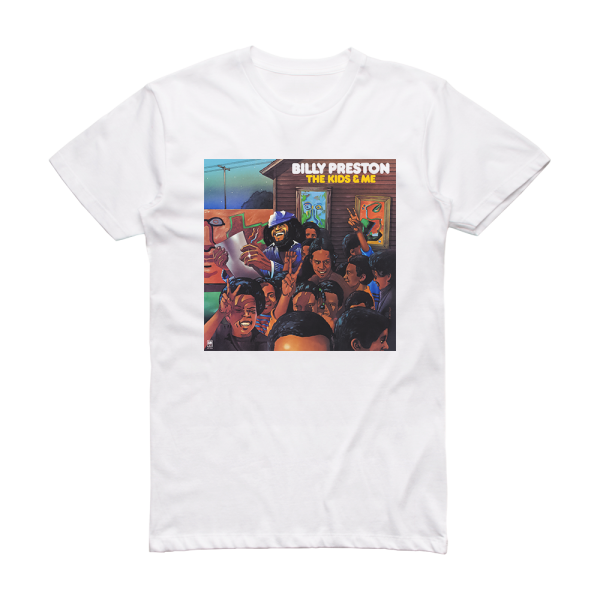 Billy Preston The Kids Me Album Cover T-Shirt White