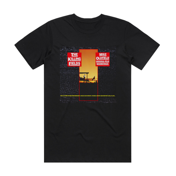 Mike Oldfield The Killing Fields Album Cover T-Shirt Black