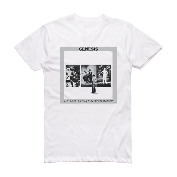 Genesis The Lamb Lies Down On Broadway 2 Album Cover T-Shirt White