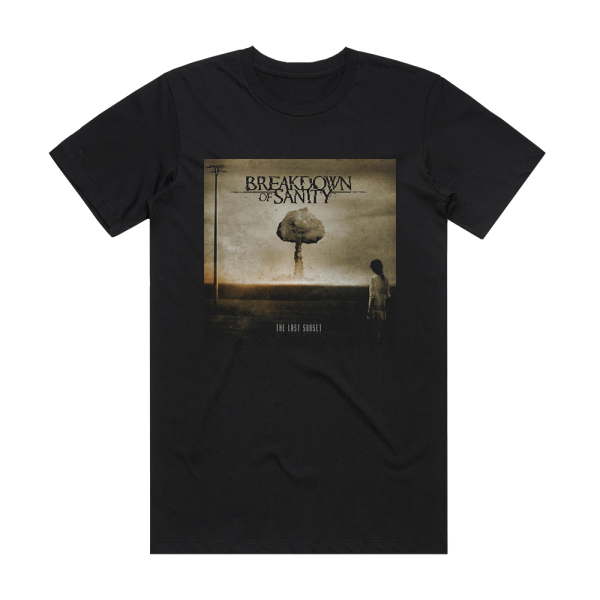 Breakdown of Sanity The Last Sunset Album Cover T-Shirt Black