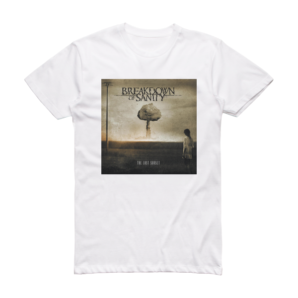 Breakdown of Sanity The Last Sunset Album Cover T-Shirt White