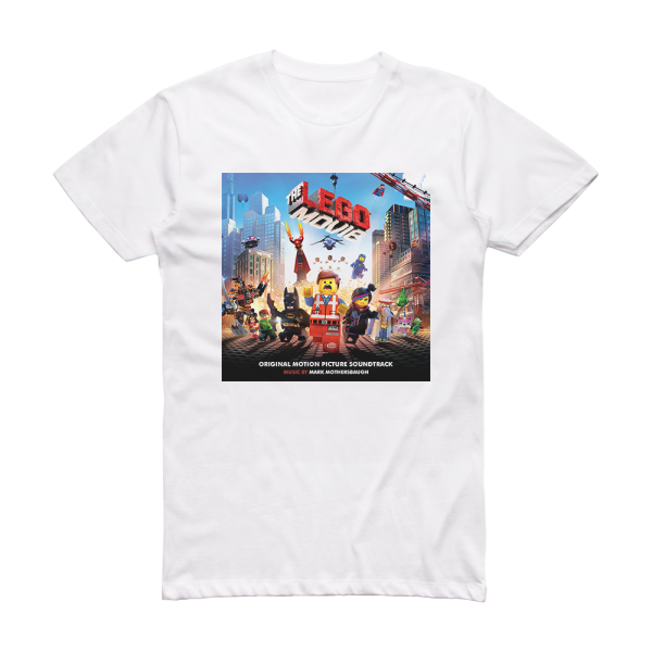 Mark Mothersbaugh The Lego Movie Original Motion Picture Soundtrack Album Cover T-Shirt White