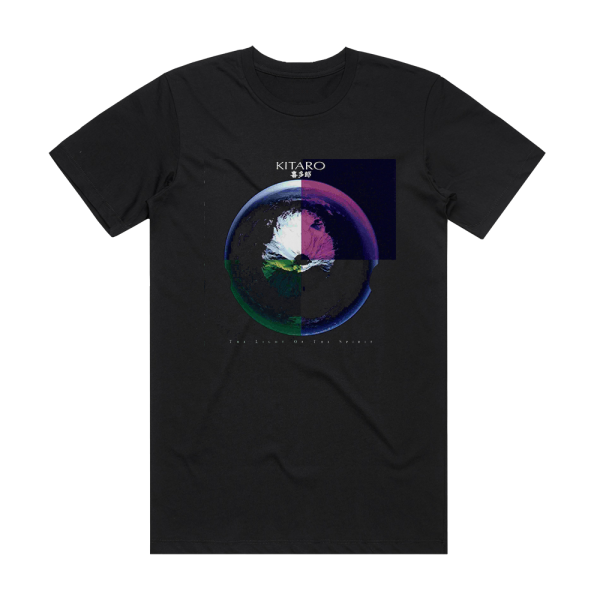 Kitaro The Light Of The Spirit 1 Album Cover T-Shirt Black