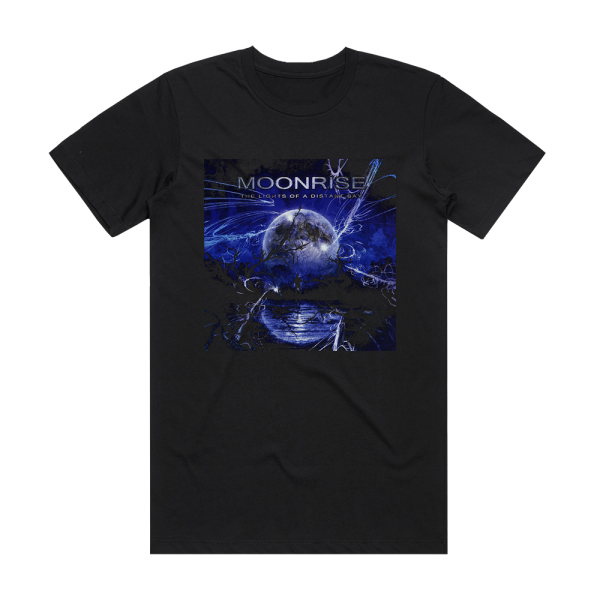 Moonrise The Lights Of A Distant Bay Album Cover T-Shirt Black