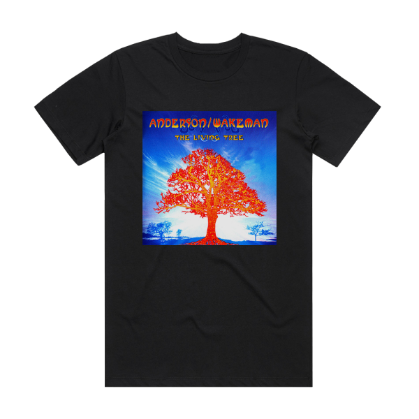 Jon Anderson The Living Tree 1 Album Cover T-Shirt Black