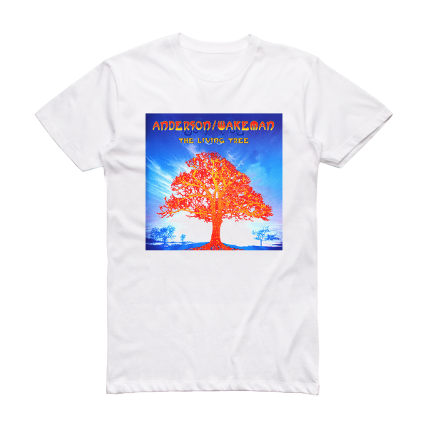 Jon Anderson The Living Tree 1 Album Cover T-Shirt White