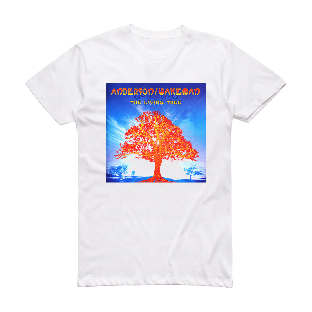 Jon Anderson The Living Tree 1 Album Cover T-Shirt White