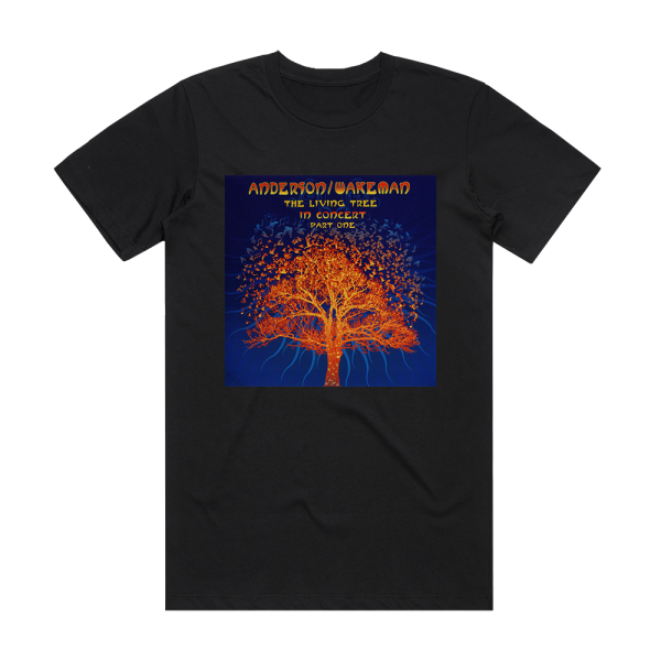 Jon Anderson The Living Tree 2 Album Cover T-Shirt Black