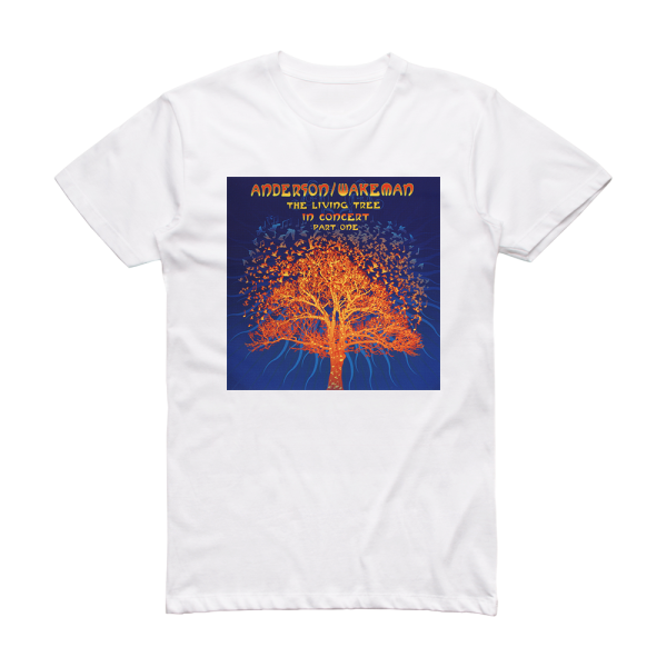 Jon Anderson The Living Tree 2 Album Cover T-Shirt White