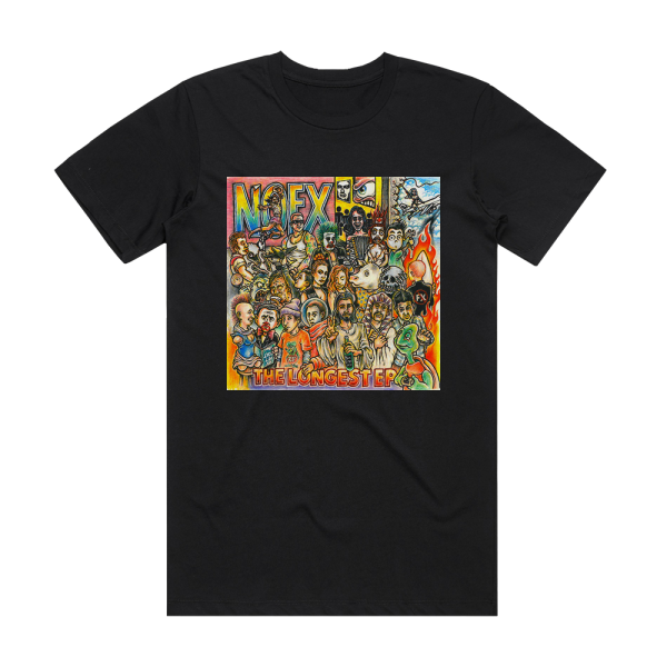 NOFX The Longest Ep Album Cover T-Shirt Black