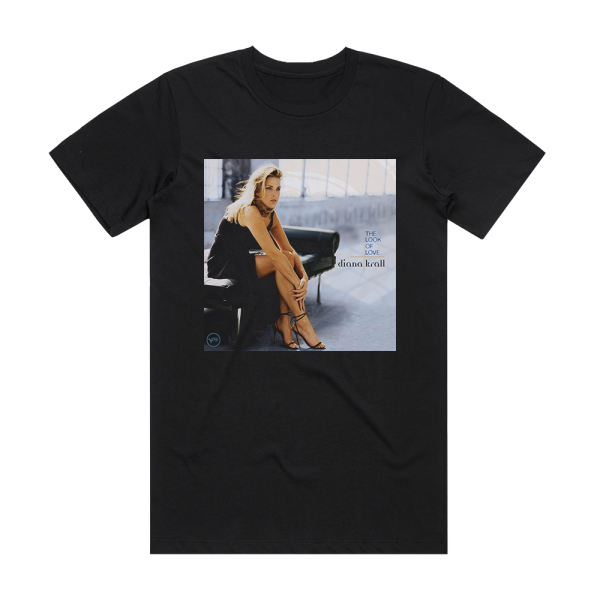 Diana Krall The Look Of Love Album Cover T-Shirt Black