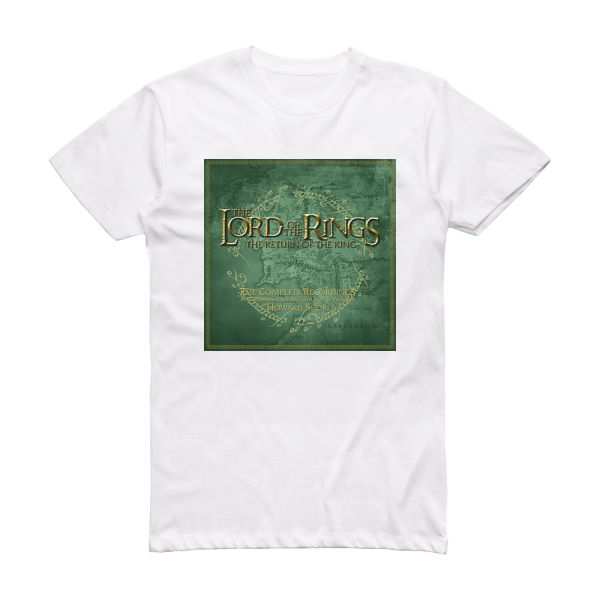 Howard Shore The Lord Of The Rings The Return Of The King 1 Album Cover T-Shirt White