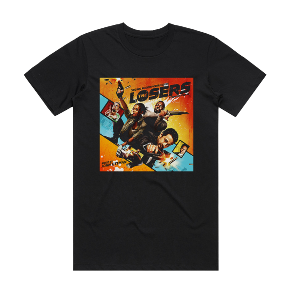 John Ottman The Losers Album Cover T-Shirt Black