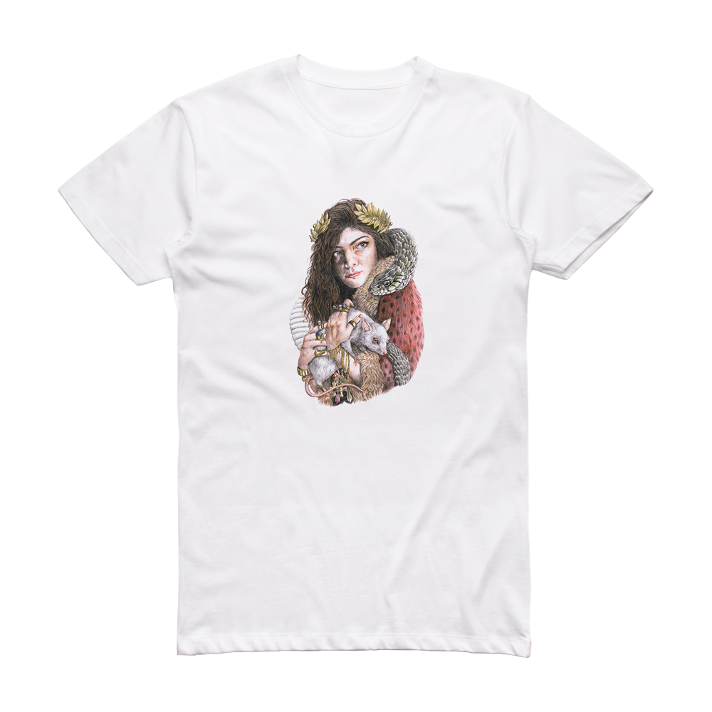 Lorde The Love Club Ep Album Cover T-Shirt White – ALBUM COVER T-SHIRTS