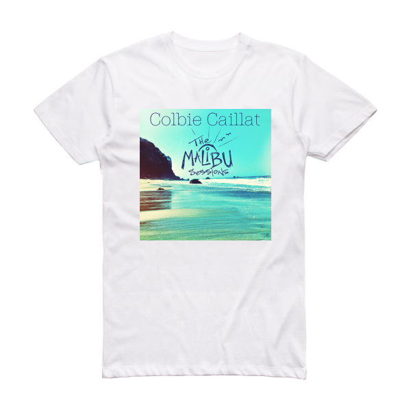 Colbie Caillat The Malibu Sessions Album Cover T-Shirt White