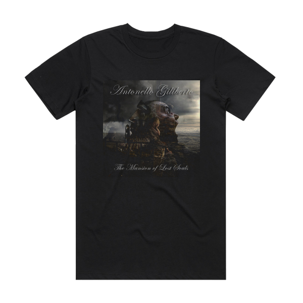 Antonello Giliberto The Mansion Of Lost Souls Album Cover T-Shirt Black