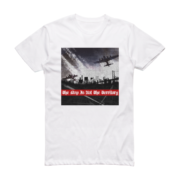 Cloudkicker The Map Is Not The Territory Album Cover T-Shirt White