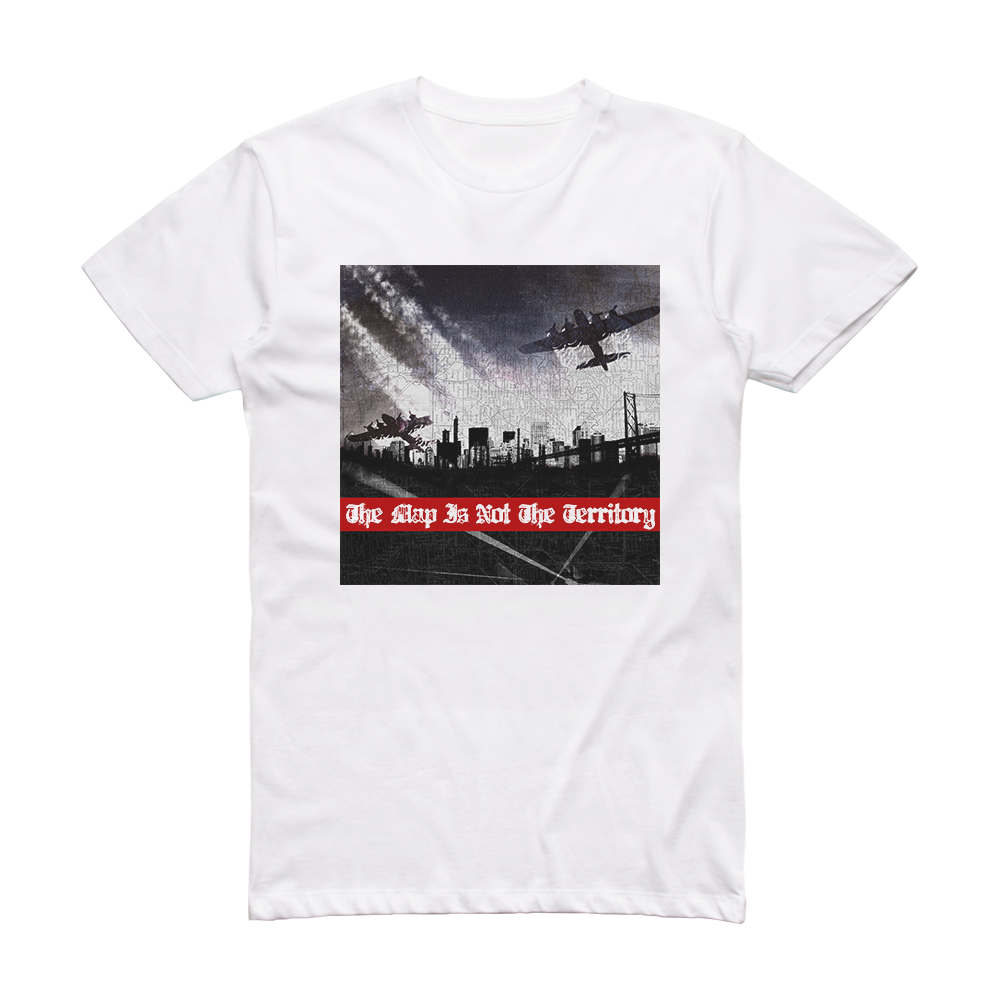 Cloudkicker The Map Is Not The Territory Album Cover T-Shirt White ...