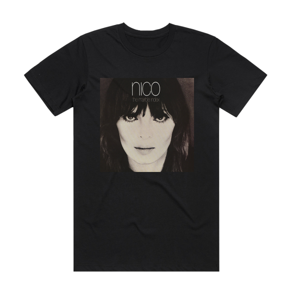 Nico The Marble Index Album Cover T-Shirt Black