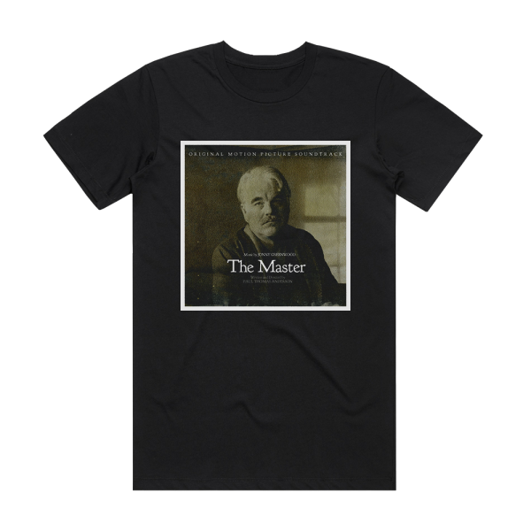 Jonny Greenwood The Master Original Motion Picture Soundtrack Album Cover T-Shirt Black