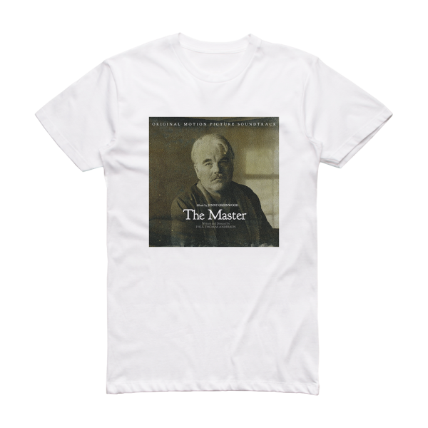 Jonny Greenwood The Master Original Motion Picture Soundtrack Album Cover T-Shirt White